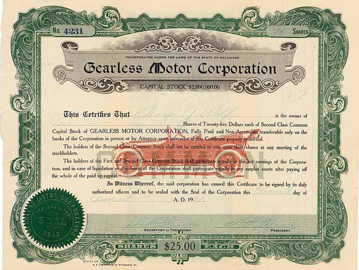 Gearless Motor Corporation