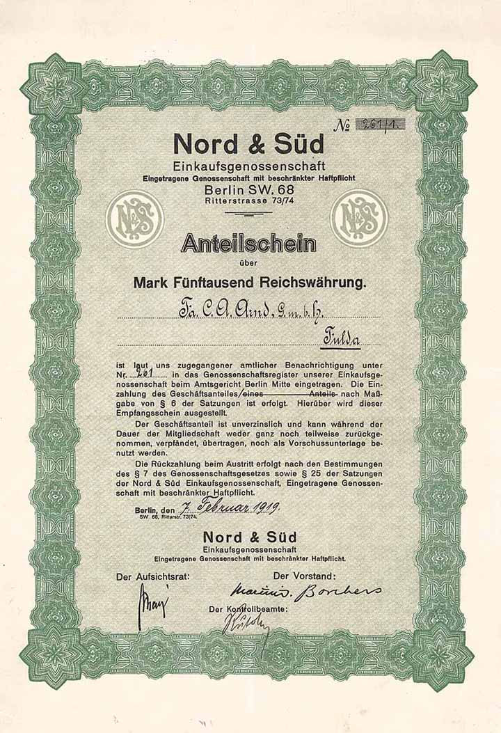 Nord & Süd Einkaufsgenossenschaft eGmbH