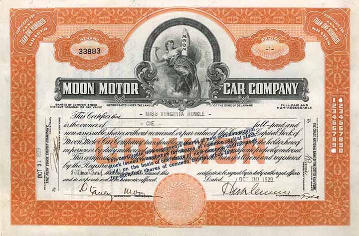 Moon Motor Car Co.