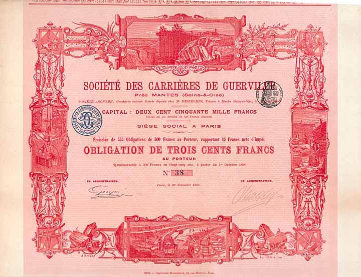 Soc. des Carrières de Guerville S.A.