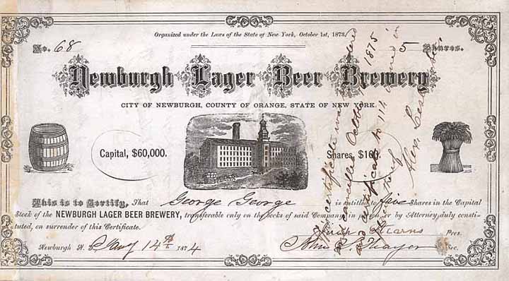 Newburgh Lager Beer Brewery