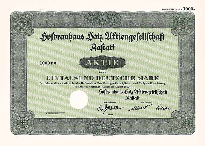 Hofbrauhaus Hatz AG