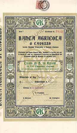 Banco Agricola di Cavezzo S.A. Cooperativa