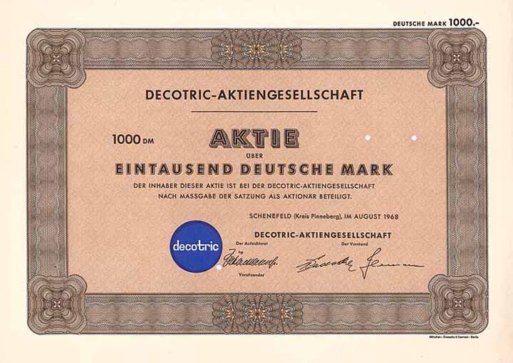Decotric-AG