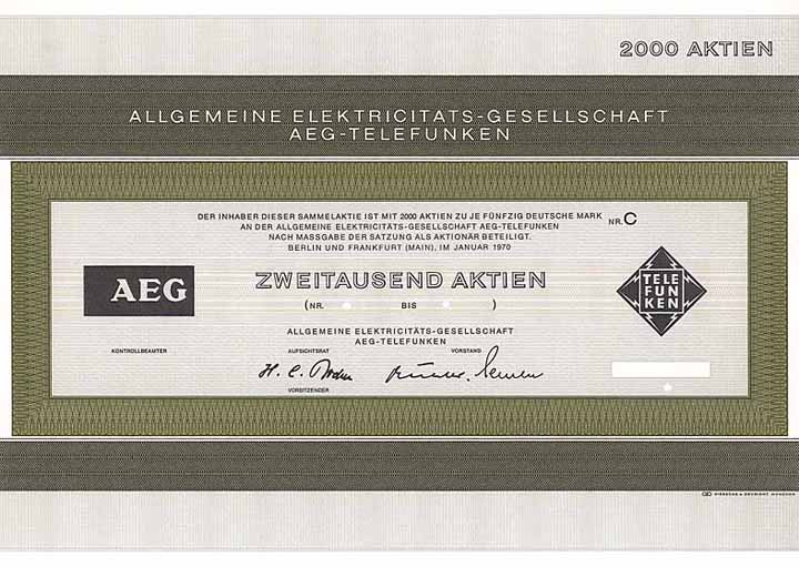 Allgemeine Elektricitäts-Gesellschaft AEG-Telefunken