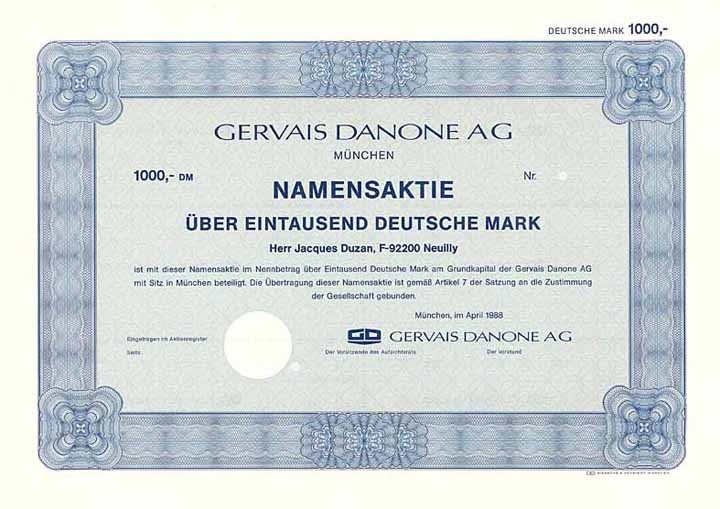 Gervais Danone AG