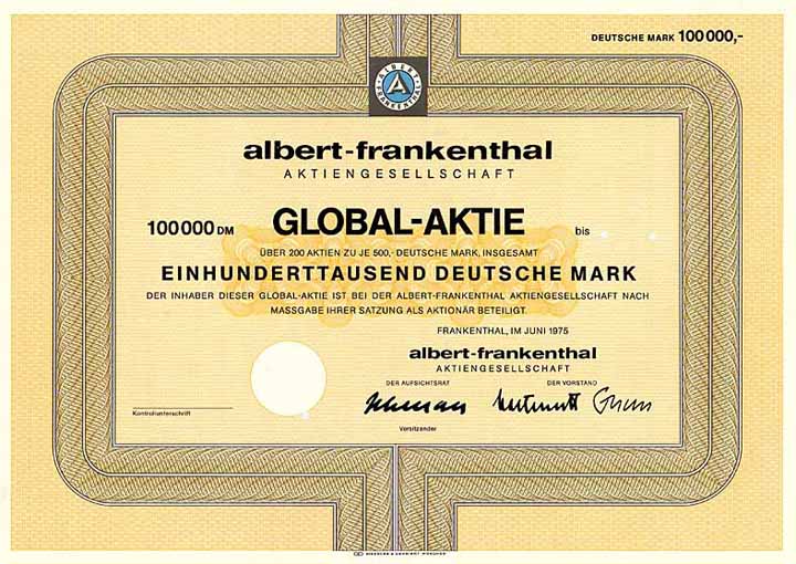 albert-frankenthal AG