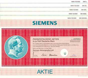 Siemens AG (5 Stücke)