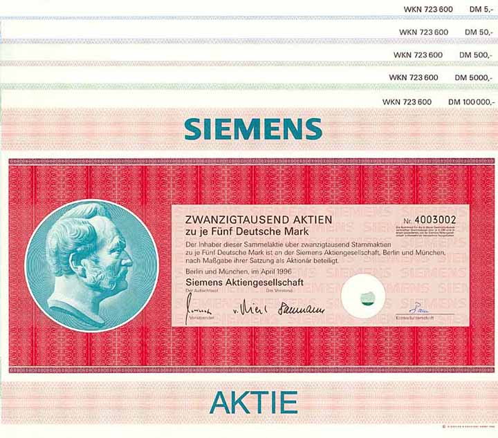 Siemens AG (5 Stücke)