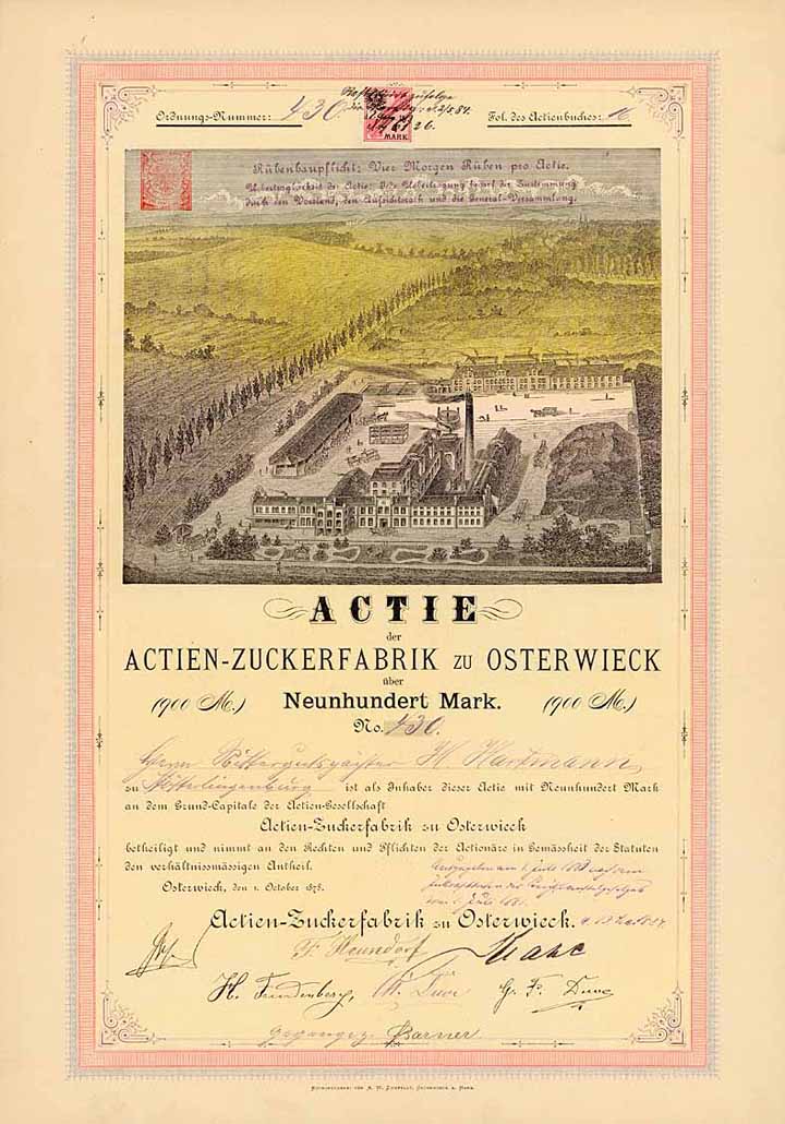 Actien-Zuckerfabrik zu Osterwieck