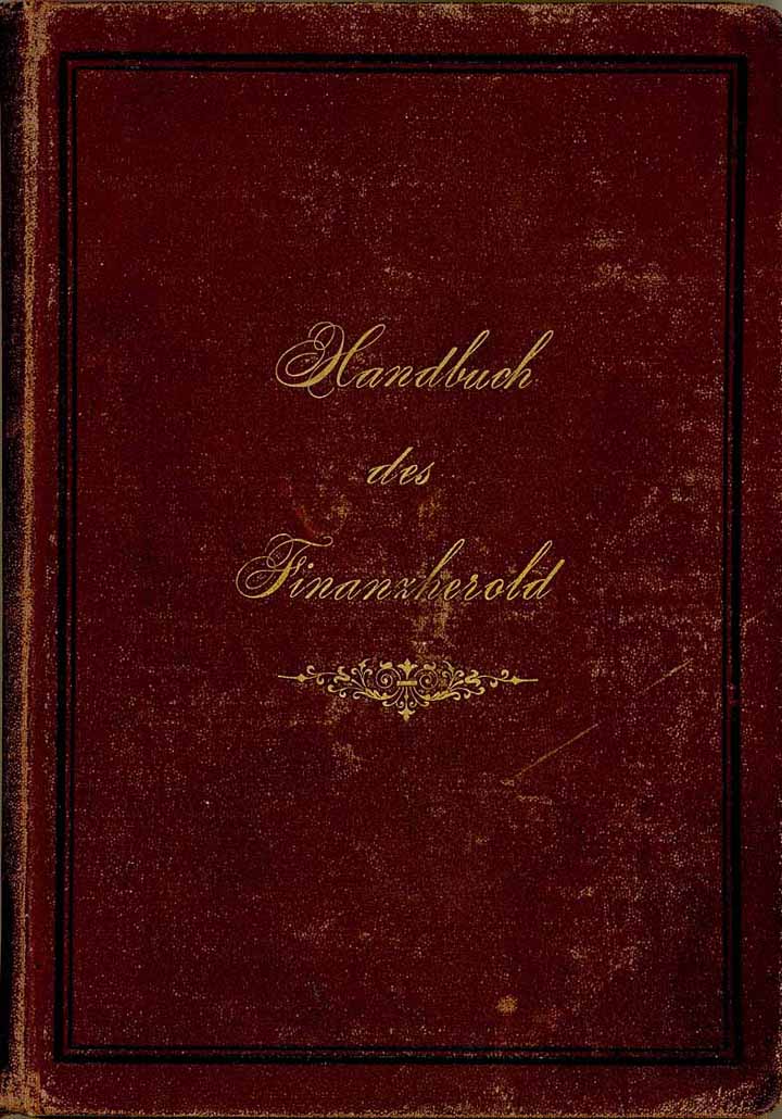 Handbuch des Finanzherold 2. Jahrgang 1890