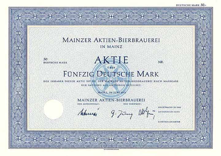 Mainzer Aktien-Bierbrauerei