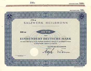 Salzwerk Heilbronn (2 Stücke)