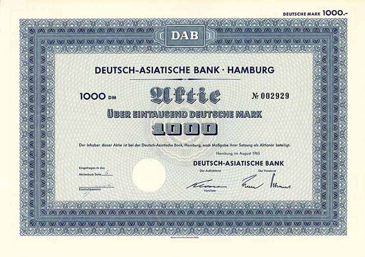 Deutsch-Asiatische Bank