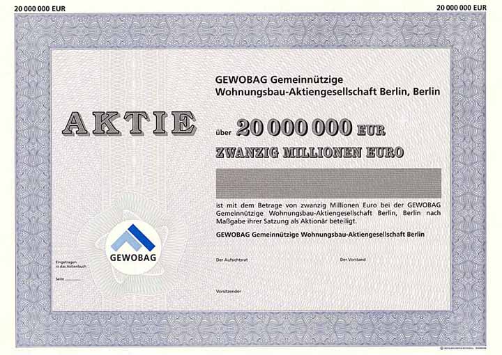 GEWOBAG Gemeinnützige Wohnungsbau-AG Berlin