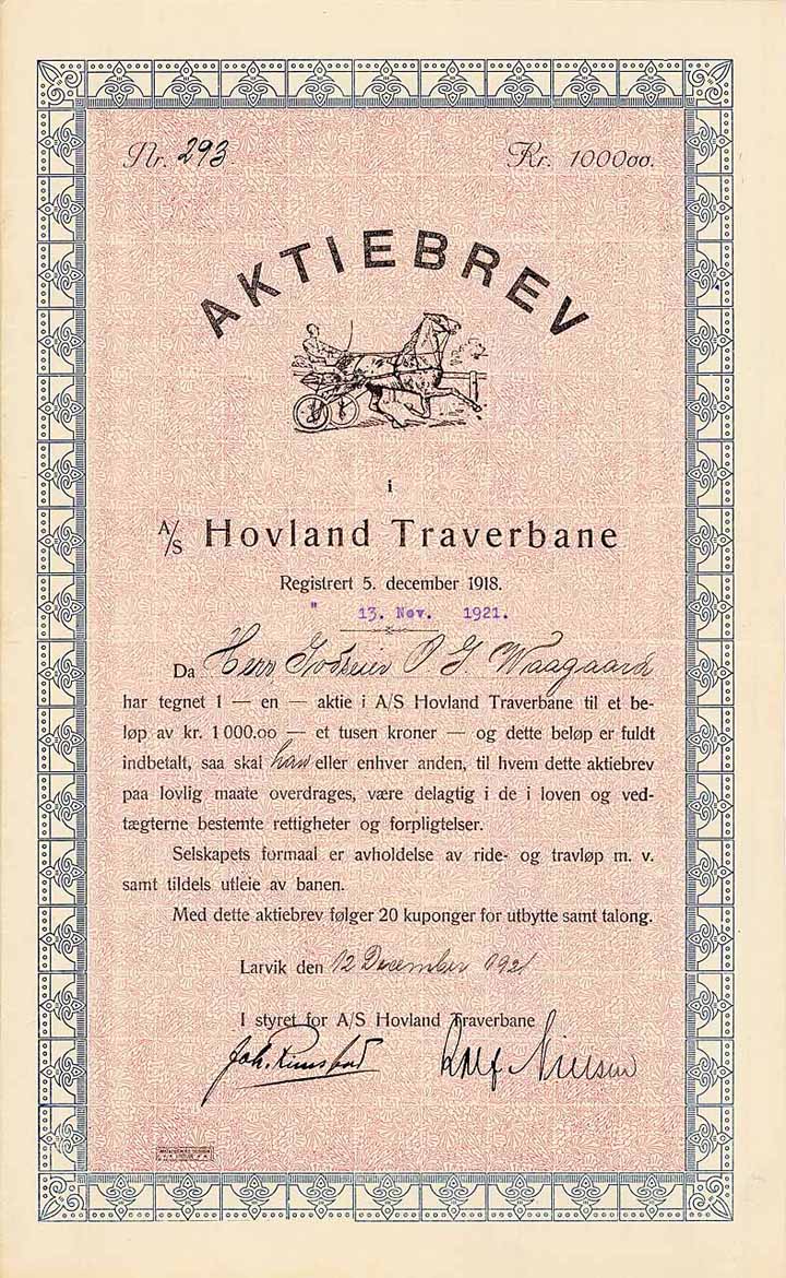 A/S Hovland Traverbane