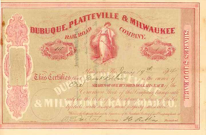 Dubuque, Platteville & Milwaukee Railroad