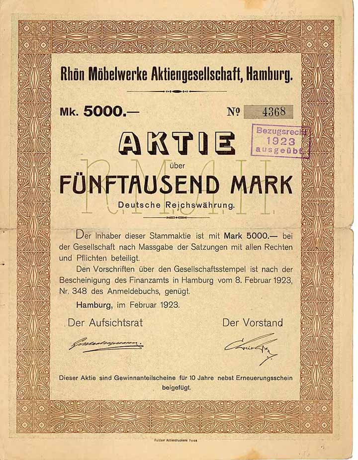 Rhön Möbelwerke AG