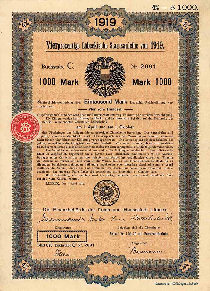 Lübeckische Staatsanleihe