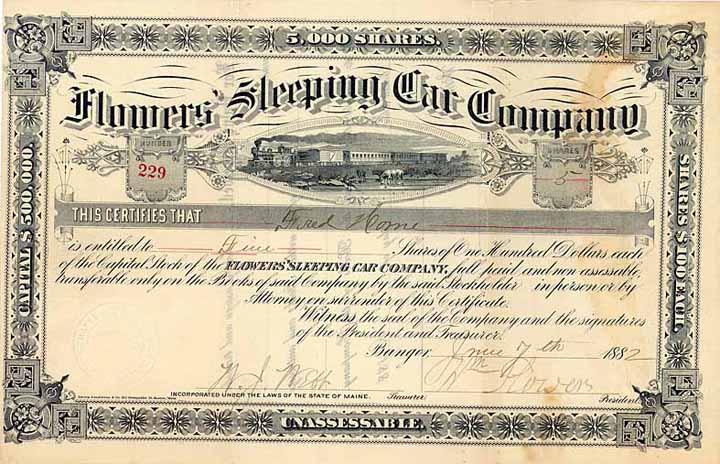 Flowers Sleeping Car Co.