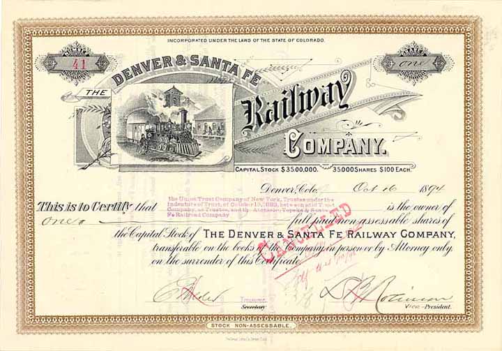 Denver & Santa Fe Railway