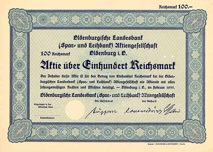 Oldenburgische Landesbank (Spar- und Leihbank) AG