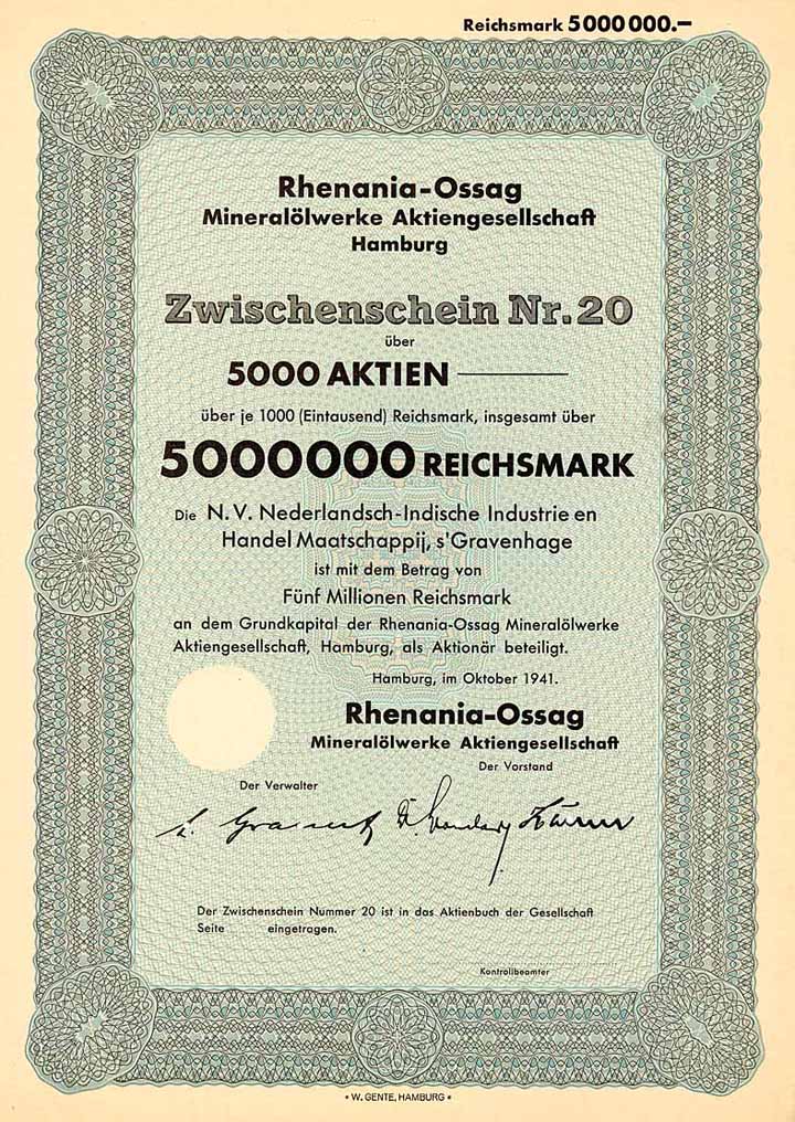 Rhenania-Ossag Mineralölwerke AG