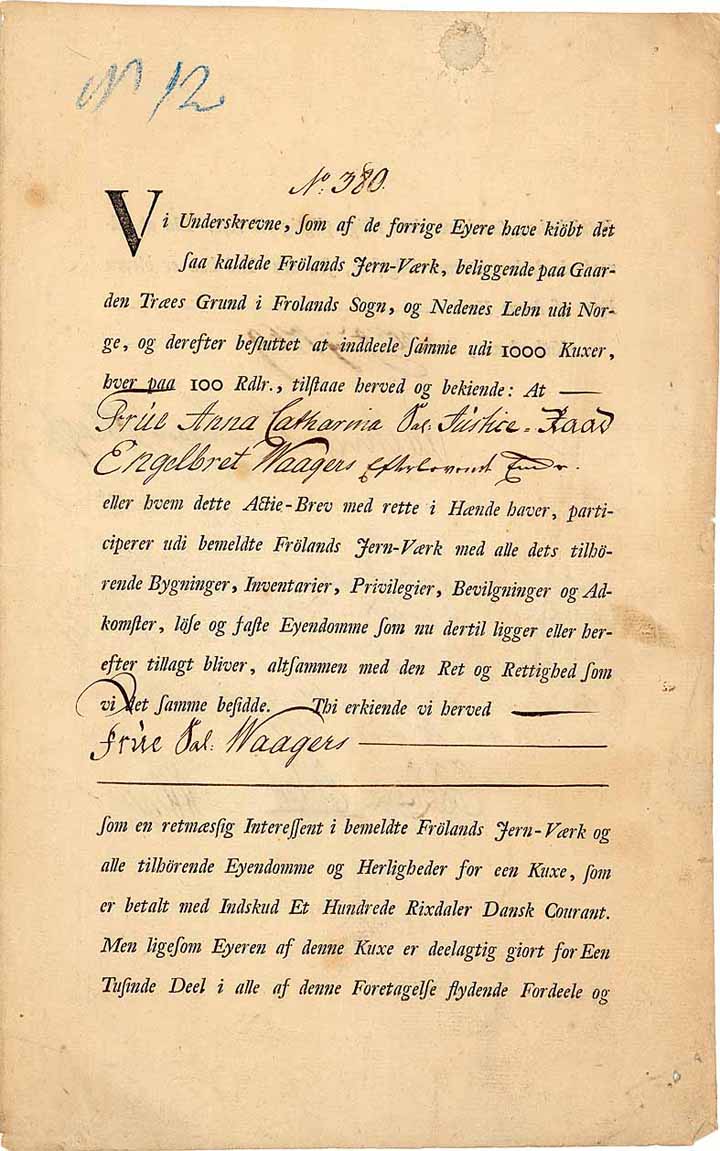 Frølands Jern-Værk