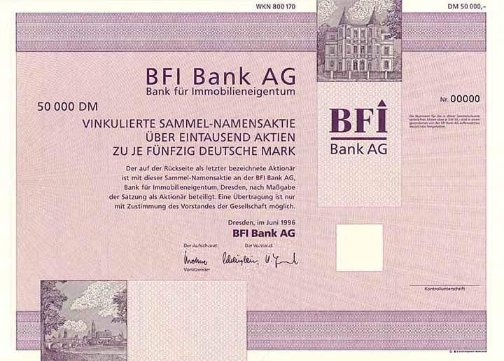 BFI Bank AG Bank für Immobilieneigentum