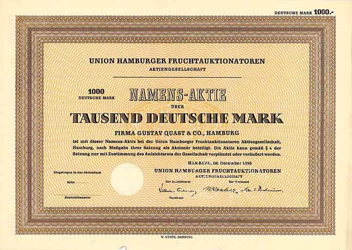 Union Hamburger Fruchtauktionatoren AG