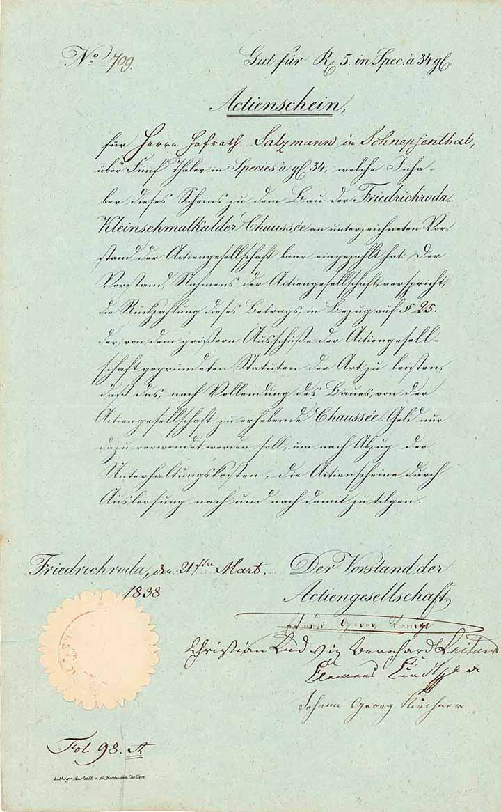 Friedrichroda-Kleinschmalkalder Chaussée