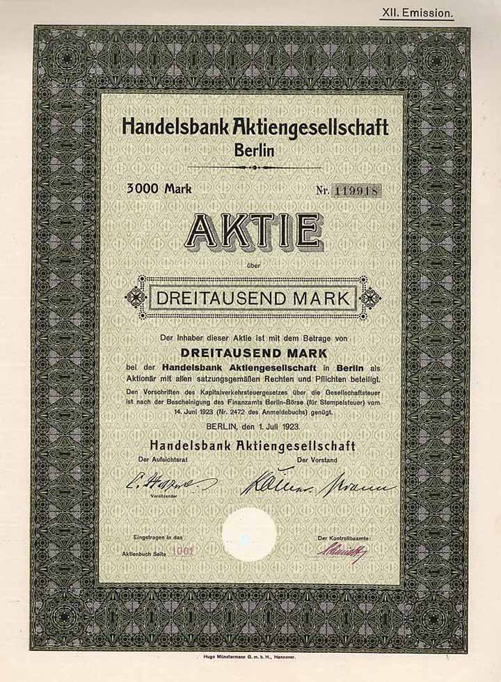 Handelsbank AG