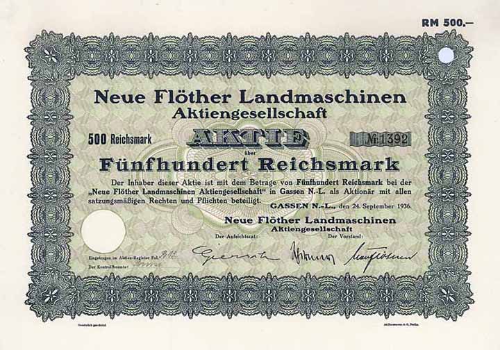 Neue Flöther Landmaschinen AG