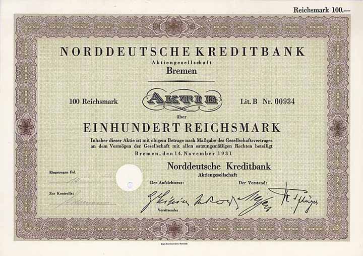 Norddeutsche Kreditbank AG