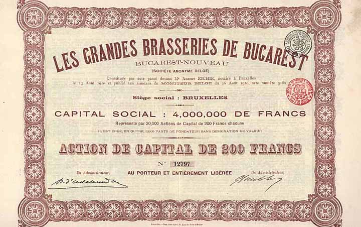 Les Grandes Brasseries de Bucarest S.A.