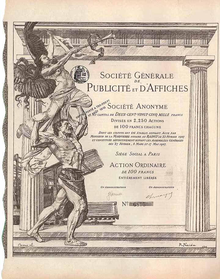 Soc. Gén. de Publicité et d'Affiches S.A.