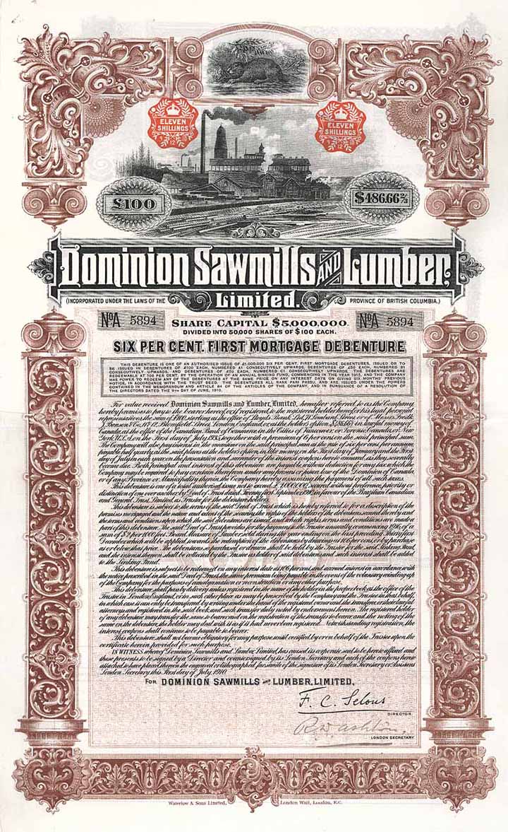 Dominion Sawmills and Lumber Ltd.