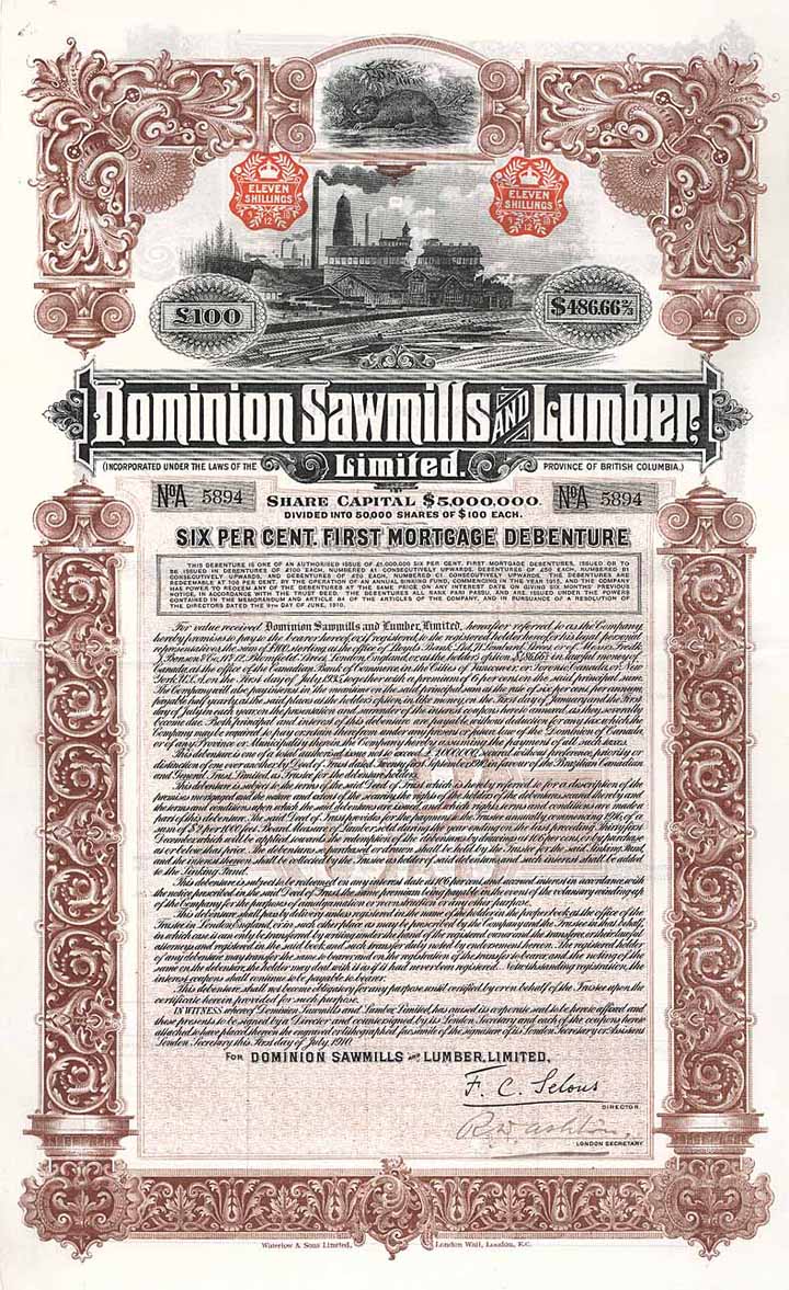 Dominion Sawmills and Lumber Ltd.