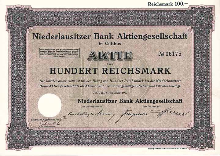 Niederlausitzer Bank AG