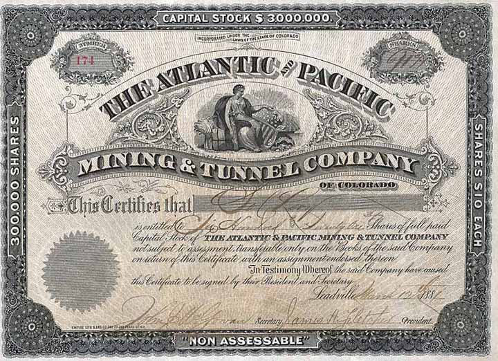 Atlantic & Pacific Mining & Tunnel Co.