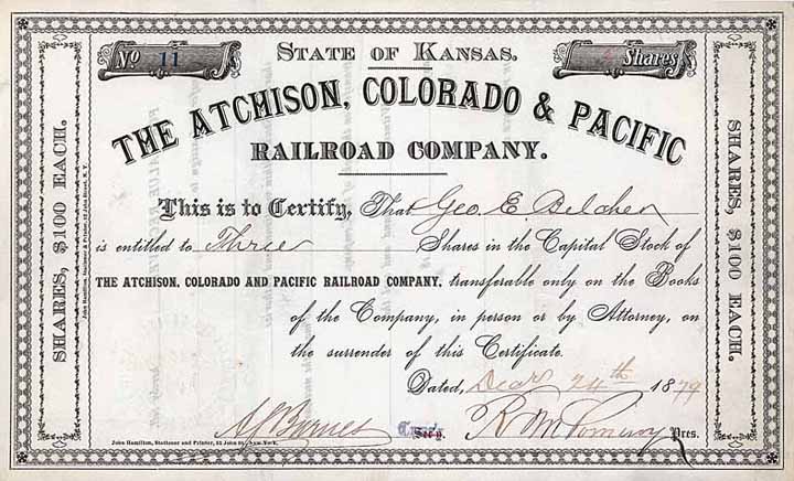 Atchison, Colorado & Pacific Railroad