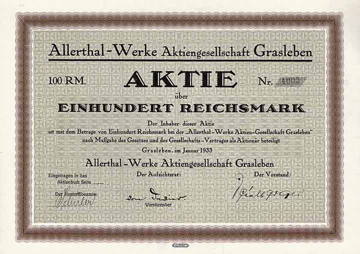 Allerthal-Werke AG