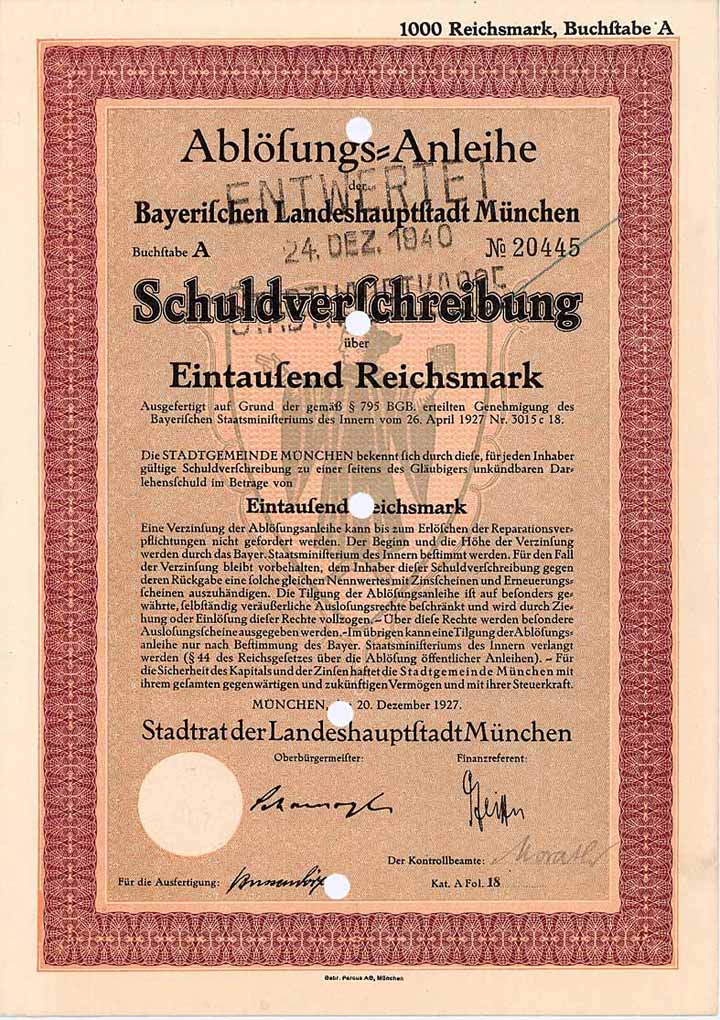 Bayer. Landeshauptstadt München