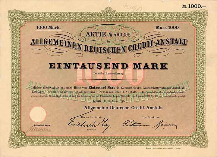 Allgemeine Deutsche Credit-Anstalt