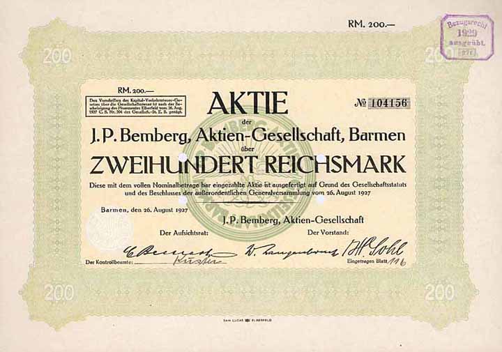 J. P. Bemberg AG