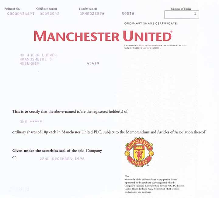 Manchester United PLC