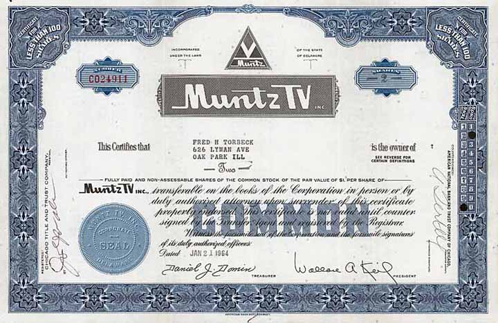 Muntz TV Inc.