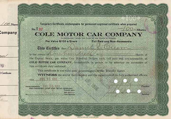 Cole Motor Car Co.