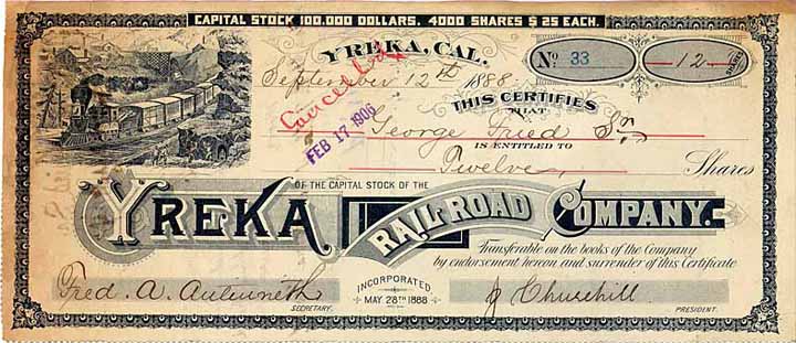 Yreka Railroad