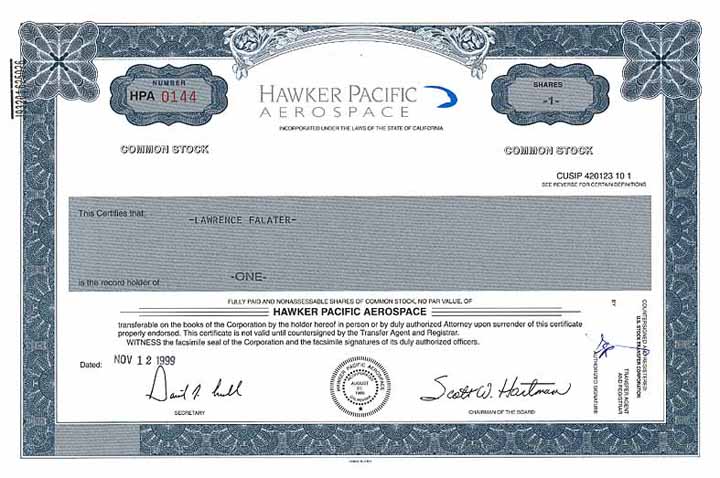 Hawker Pacific Aerospace